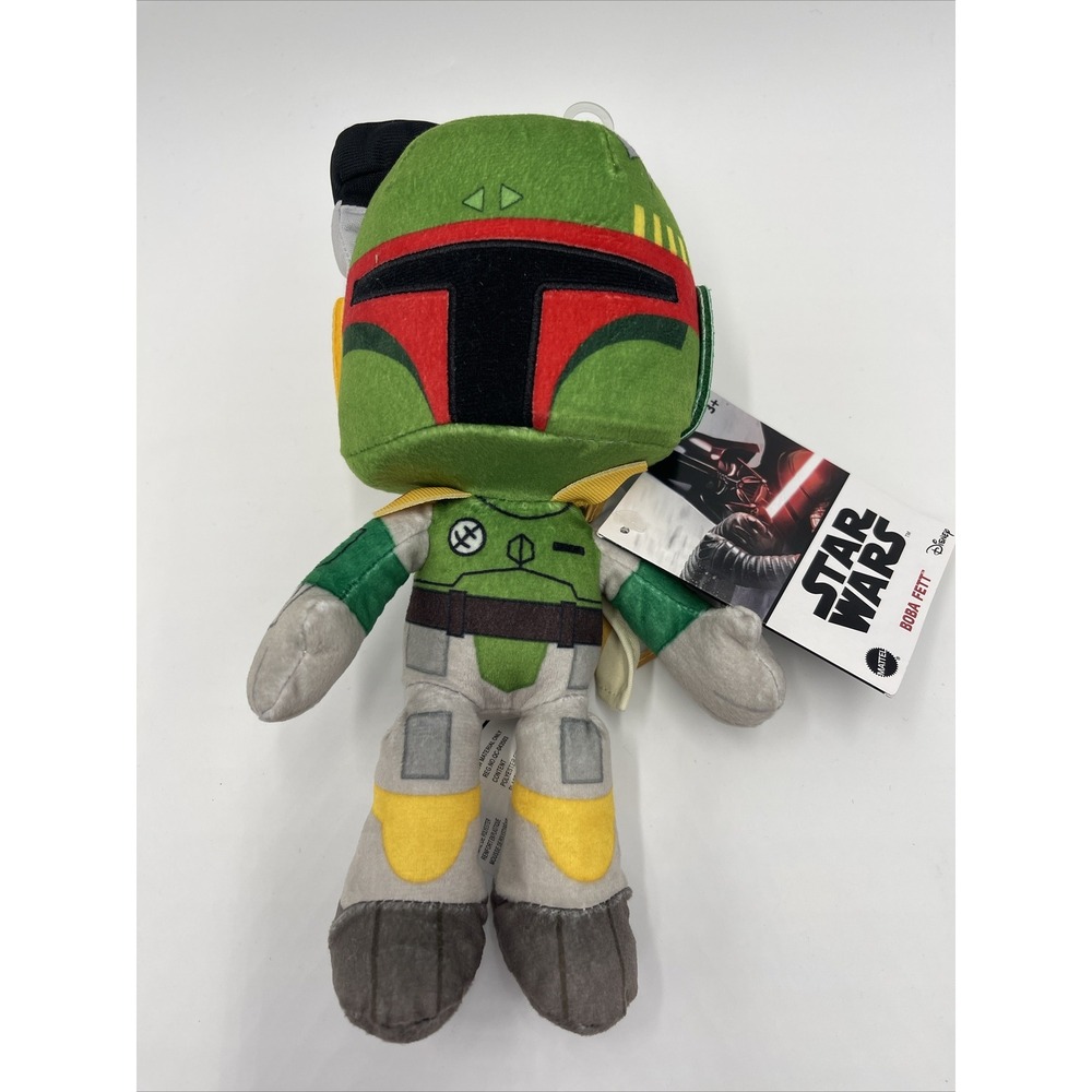 Star Wars BOBA FETT 8 Inch Plush‎ Disney Mattel Stuffed Plush Toy NEW With Tags